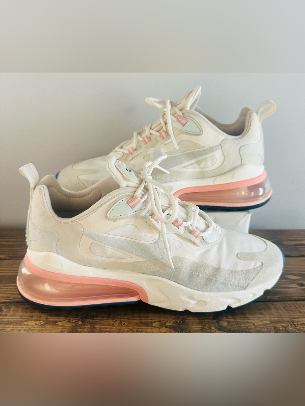 Nike Air Max 270 React Shoes AT6174-100 Women’s Size 8.5